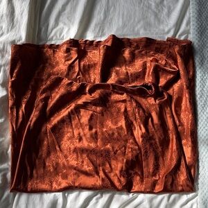 Rustic floral long skirt